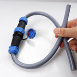 Excavator refits the rotation electric control grab wooden pliers 5 cores big and small arm waterproof joint wire harness plug