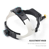 Premium Wireless LED Head Light Lamp for Binoculars Loupes Brightness Spot Ajustables Labs Headlamp