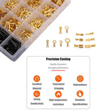 525pcs 2.8/4.8/6.3mm Male and Female Wire Spade Connectors, Quick Splice Wire Crimp Terminal Kit ,with Insulating Sleeves