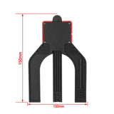 0-80mm 0.01mm LCD Digital Display Height Depth Gauge with Magnetic Feet, ABS Material, Black+Red+Silver, 0-50mm Hole Depth,