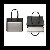 *BAAY 2X Laptop Bag Women 15.6-Inch Computer Work Handbag Leather Handbag Business Office Bag