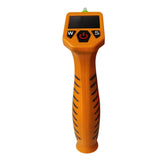 Yellow Engine Oil Tester with LED Display, 800mm Hose, 5.3mm Probe, 4 AAA Batteries (Not Included), ABS Material, Car Testing