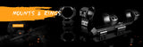 34mm Diameter Medium Profile Scope Mount Lightweight Telescopic Sight Scope Rings