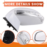 Side Rearview Mirror Assembly White 6PINS Heating+LED For Captiva 2008-2017 Door Wing Mirror