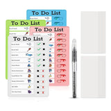 GW-Chore Chart Set For Kids Family Daily Planner Message Board With Slider For Classroom,Home Travel