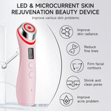 NEW Booster Pro Led Facial Light Therapy 5 Colors Eye Beauty Wand Red Light Eye Massager for Skincare & Blue Rejuvenation Tool