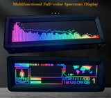 WiFi Voice-Activated Level Light ER256 Full Color Music Spectrum Audio Rhythm Light Meter Clock