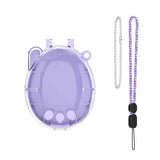 PC Protective Case Simple Shockproof Crystal Clear Protective Shell Anti-Scratch with Dustproof Cover for Tamagotchi Connection