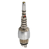Professional CO-XO(YUSENDENT) Acoples Para Turbina Lab Multifles Lux Con Luz LED 6 Orificios