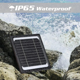 5W Solar Panel Kit for 5V 6V 12V Output Trail Cameras, Built-in 5200mAh Rechargeable Battery, Hunting Accessories, Camera Traps