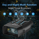 DZ060 4K UHD Digital Telescope Camera Flashlight Goggles Infrared Night Vision Tactical Binoculars for Hunting Camping