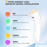LED Face Beauty Massager Rechargeable LED Skin Beauty Equipment Professional Cosmetic Devices Physiotherapy Skincare Equipments