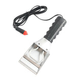 12V Car Heated Snow Ice Scraper Spade Tool Electric Car Snow Shovel Heated Windshield Glass Snow Shovel for Most Cars Trucks SUV