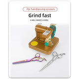 Electric Sharpener Mini Sander Hair Salon Hairdresser Scissors Grinding Polishing Tool Machine for Sharpening Scissors