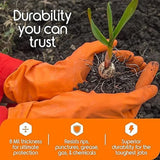 Diamond Grip Heavy Duty Nitrile Gloves Reinforced Palm Rubber Disposable Gloves Anti-slip Wear-resistant