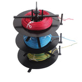1/2/3/4 Layers Rotary Wires Feeder Tools Cable Coil Feeding Machine Rotating Disc for Wires Stripping Cutting Machine