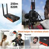 Bovbox WL-009 250m Wireless Wifi Display Adapter Audio Video Transmitter Receiver HDMI Extender for DVD Camera PC To TV Monitor