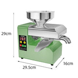 Automatic Home Oil Press Machine Cold Hot Press Machine 98% Yield Stainless Steel oil press extractor for Nuts Seeds Oil Press