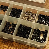 500pcs M2 M2.5 M3 Laptop Screws Kit, SSD M.2 Screws, for Phillips Flat Head Tiny/Small Machine Screws Set for Electronics Repair