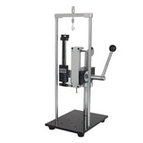 HPB Manual Lever-Operated Force Test Stand 500N Push Pull Test Stand, Stroke 70mm/2.8 inches, HJJ-001 Clamp x1