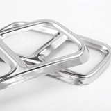 Rear Dual Exhaust Muffler Pipe Cover Trim Tail Throat Frame In Stainless Steel For Mercedes Benz GLK X204 CLS W218 2012-17