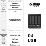 4-bay 10Gb External Hard Drive Enclosure (DAS), Plug and Play, Supports SATA Hard Drives, D4-USB-10G