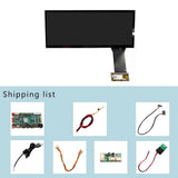 10.3" 1920X720 FHD 800nit Capacitive Touch Screen and USB SD Card LCD Board