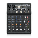 Behringer XENYX 802S Ultra-compact 6 channel mixer with USB audio interface for live performance and prefessional recording