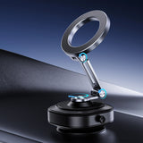 New 2025 Universal Magnetic Vacuum Car Phone Mount Holder, 360° Rotating Stable Dashboard Windscreen Stand for Recording