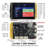 LILYGO T-HMI ESP32-S3 2.8 Inch Resistive Touch Screen TF Card WiFi Bluetooth Development Board