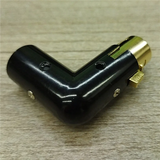 6Pcs 3Pin XLR Angle Adapter Adjustable Male To Female Right Angle XLR Adapter XLR 90 Degree Adapter