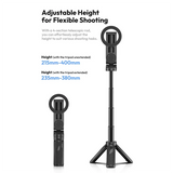 New JJ03 Magnetic Phone Tripod Wireless Phone Grip Selfie Stick Desktop Tripod For Iphone 16 15 14 13 Pro Pro Max