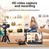 4K 30hz HDMI To USB 3.0 Ms2130 Video Capture Card Grabber Recorder for PS4/5 Game DVD Camera Recording Laptop PC Live Streaming