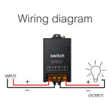 B02B-Remote Control Switch,DC 12V/24V/48V/72V 40A Relay, Wireless RF Switch with 984FT Long Range Remote Switch