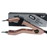 24mm Mini Hair Extension Iron – Adjustable Temp. Black Keratin Bonding Tool with Sharp Heating Tip for Fusion Use Best Tool