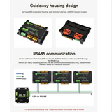 DINRail 4 Channel Relay Module Modbus RTU Protocol RS485 High Current Relay Module Variety Isolation Protection Circuit