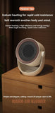 Desktop Heater Fan,Mini Radiator Home Office Warmer Machine for Winter,Convenient Room Heater,Winter Heating Home Appliance