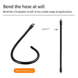 1pc 20cm Microphone Stand Flexible Gooseneck Microphone Stand With Clamp Perfect For Any Microphone Portable Audio Accessories