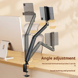 Tablet Desktop Stand Aluminum Alloy Cantilever Lazy Mobile Phone Holder 360 Degree Rotation Adjustment for IPad Multifunctional