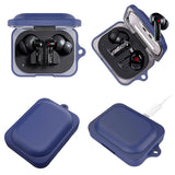 Silicone Soft Protective Cover Anti Drop Earbuds Charging Case Skin Cover with Carabiner for Nothing Ear (a) Wireless Headphones