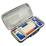 GW-For KZZI K75 PRO RGB 75% Mechanical Keyboard Storage Bag Gaming Keyboard Hard Shell Storage Bag Handbag With Zipper