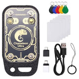 Chameleon Ultra Plus RFID Smart Card Emulator Reader+ CUID Card IC ID Card Decoder Reset+ Automatic Polling 5XUID Keychain