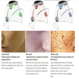Newest 2025 Oxygen Face Mask 7 Colors PDT LED Light Therapy Machine for Salon Spa Use Beauty Tender Skin Care Oxygen Mask