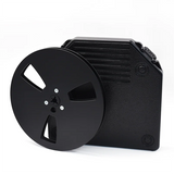 Empty Take Up Reels Storage Box With 7Inch Empty Takeup Reel Full Protection Carrying Case For 7Inch Sound Tapes A
