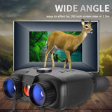 VRNV331 Naked Eye 3D VR Digital Tactical Telescope Camera 4K UHD Infrared Night Vision Binoculars for Hunting with Compass