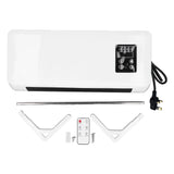 Wall Mounted Conditioner Heater Adjustable Two Modes Portable Touch Screen Wall Mounted Conditioner Heater for Office Bedroom