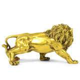 Antique Copper Crafts Small Brass Lion Ornaments