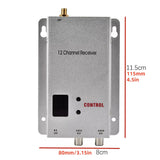 1.2G 1.5W Wireless Audio Video Transceiver CCTV Monitoring Transmitter Receiver