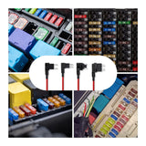 Add-a-Circuit Fuse Tap Adapter 4 Types 12V and Fuse Kit 15AMP, Fuse Tap with MICRO2 Mini Standard and Low Profile,  for Trucks