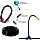 Garden Programmable Timer Misting Cooling System 360° Free-bend Misting Nozzle Adjustable Atomizer Sprayer Outdoor Watering Kits